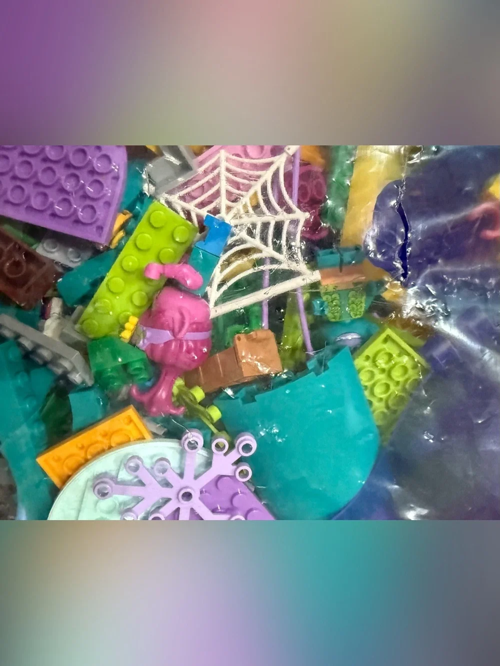 Lego Trolls World Tour Pop Village Celebration #41255 Building Set USED RETIRED